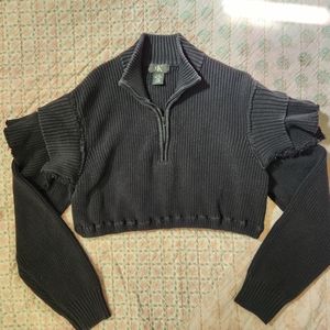 Customized Calvin Klein Knitted Croped Sweater